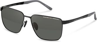 Porsche Design P86004 Polarized A416 Mens Sunglasses Black Size 60