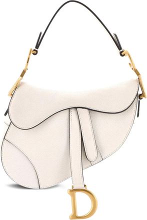 Dior Saddle Handbag Leather Mini shoulder bag - Beige
