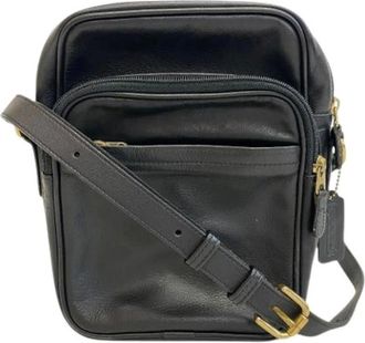Coach Pre-owned Cross Body Bags, male, Black, Size: ONE SIZE Pre-owned Pochette Shoulder Bag