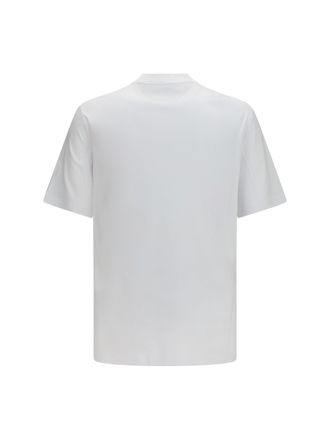 Brunello Cucinelli V-Neck Cotton Jersey T-Shirt - White