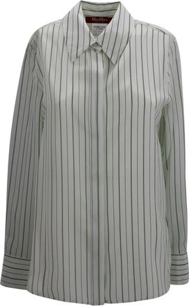 Max Mara Lama Shirt - Dames - Overhemden - Veelkleurig - S - Leer - Overhemden