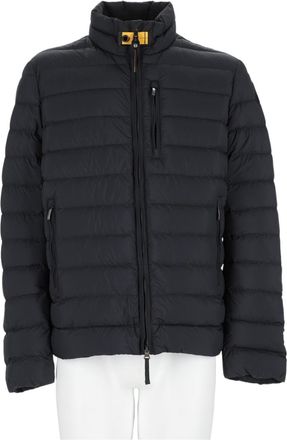 Parajumpers Quilted Black High Collar Padded Polyester Jacket