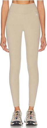 Sporty & Rich Sculpting Elephant Leggings voor Workout - Dames - Leggings - Beige - L - Leer - Broeken