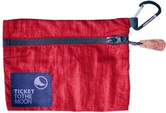 Ticket to the Moon Travel Wallet Wertsachenbeutel - | burgundy