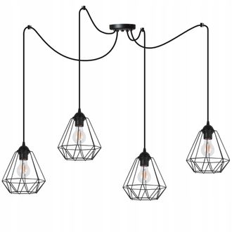 OEM L&aacute;mpara De Techo Colgante Ara&ntilde;a Spider Loft E27 Led