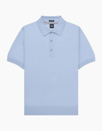 HUGO BOSS Mens BOSS Black H Nolano Sweater 450 Light Pastel Blue - Size: 38
