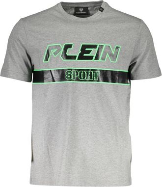 Plein Sport Tips 105 T-Shirt - Heren - Sportshirts - Grijs - 2XL - Fitness