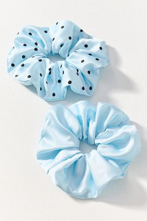 Natasha Polka Dot Scrunchies, Set of 2