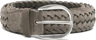 Orciani Cintur&oacute;n de ante tejido marr&oacute;n - Accessories - Hombre - Marr&oacute;n - 110 CM
