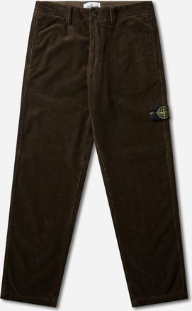 Stone Island Men s Organic Cotton Corduroy Chino Pants Coal Grey