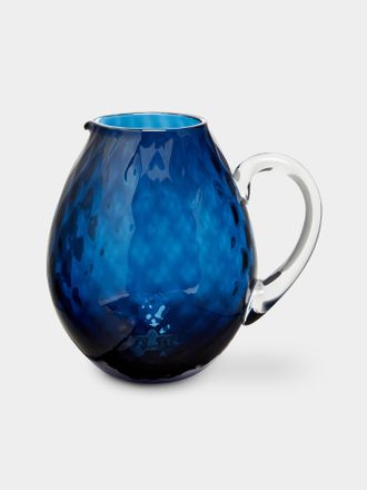 NasonMoretti Idra Balloton Hand-Blown Murano Glass Pitcher