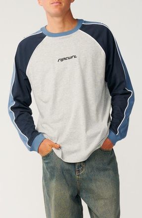 Rip Curl Archive Sandman Cotton Graphic T-Shirt in Grey Marle at Nordstrom, Size Xx-Large