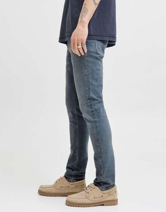 Jack & Jones Jeans slim grigi-Grigio
