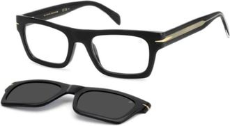 Eyewear by David Beckham Glasses, unisex, Black, 51 MM, DB 7129/Cs Rectangular Frame
