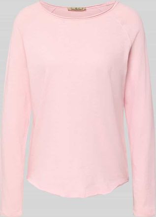 Smith & Soul Longsleeve mit Rundhalsausschnitt in Hellrosa, Gr&ouml;&szlig;e XL