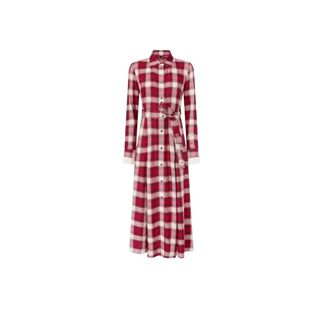 Pinko Pinko - Atropa Jurk - Dames - Jurken - Rood - Maat: M Katoen
