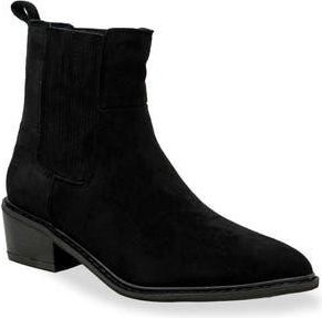 Chase + Chloe by Intouch Footwear Western Block Heel Chelsea Boot in Black at Nordstrom Rack, Size 6.5