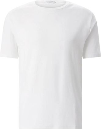 Kiefermann T-shirt met ronde hals - Heren - T-shirts - Wit - XL - Katoen - Tops