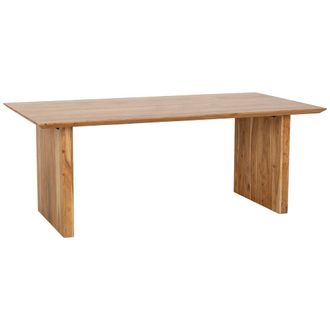 Wanderlust Deco Mesa De Comedor De Madera Marr&oacute;n 200x100x76h Cm