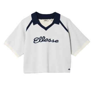 Ellesse Dames Brunelli Gebreide Poloshirt (Off White)