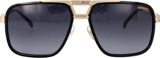 Carrera 1071 Double Bridge Navigator Zonnebril - Heren - Zonnebrillen - Zwart - 58 MM - Accessoires