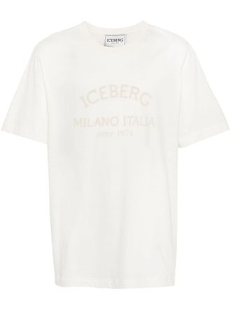 Iceberg T-shirt con stampa - Toni neutri