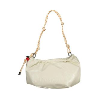 Desigual Half Logo Waverly Bag - female - Desigual - Shoulder Bags - White - ONE SIZE - Bags