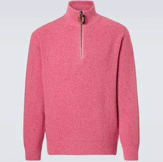J.W.Anderson Wool and cotton half-zip sweater