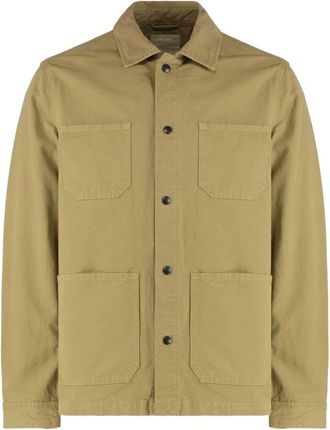 Woolrich Katoenen Overshirt - Heren - Zomerjassen - Groen - XL - Katoen - Jassen
