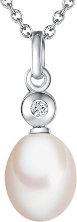 Lulu & Jane Womens Necklace Sterling Silver - Size 45 cm