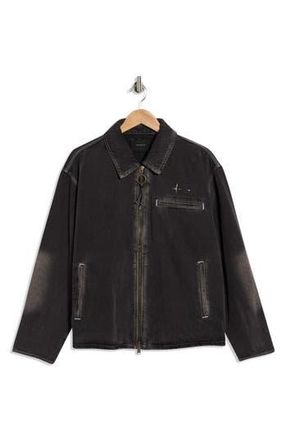 PacSun Washed Denim Jacket in Black at Nordstrom Rack, Size X-Large