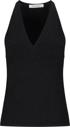 Max Mara Tops, Dames, Zwart, L, Stijlvolle Armida 1234 Gebreide Top