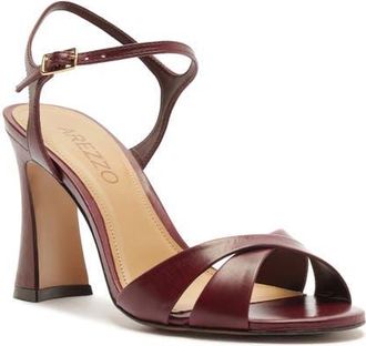 Arezzo Dina Flare Heel Sandal in Fresh Ruby at Nordstrom, Size 10.5