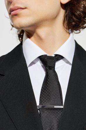 Lanvin Tie Clip, Mens, Silver