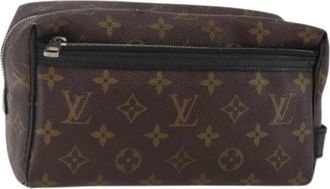 Louis Vuitton Pre-owned Clutches, female, Brown, Size: ONE SIZE Pre-owned Vintage Canvas Clutch