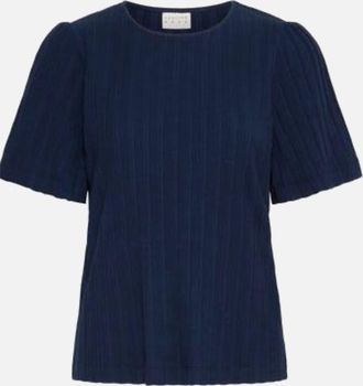 Atelier Rêve Womens Toga Cotton Knit - Navy - Size: 18/16