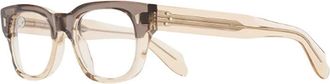 Cutler and Gross Grijze Optische Monturen Stijlvolle Damesaccessoires - Dames - Brillen - Grijs - 50 MM - Accessoires