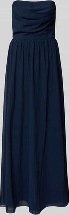 Laona Abendkleid mit R&uuml;ckenausschnitt in Dunkelblau, Gr&ouml;&szlig;e 32