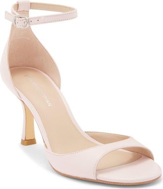 Stuart Weitzman Isla Ankle Strap Sandal in Light Blush at Nordstrom Rack, Size 10.5