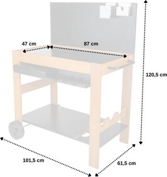 Somagic Aparador Halong Para Plancha De Asar - Somagic