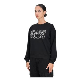 GCDS Gcds, Donna, Felpe, Nero, 2Xs, new