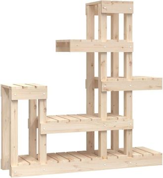 vidaXL Vidaxl - Soporte para plantas madera maciza de pino 92x25x97 cm