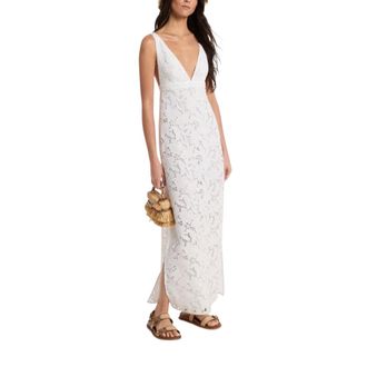 Michael Kors Maxi Dresses, female, White, Size: M Maxi Dresses