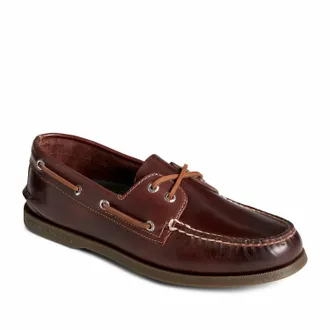 Sperry Top-Sider Mens Authentic Original 2-Eye Boat Shoes In Brown