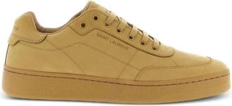 Saint Laurent Leren sneakers met lage schacht - Heren - Sneakers - Bruin - 40 EU - Leer - Schoenen