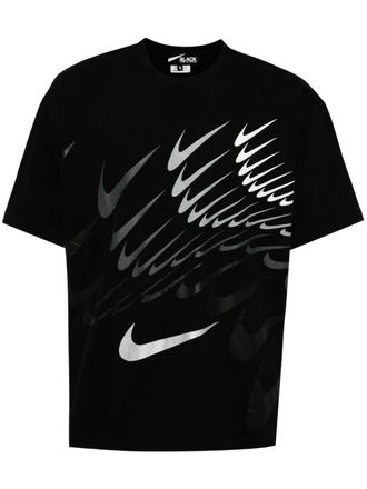 Comme Des Gar&ccedil;ons x Nike logo-printed cotton T-shirt