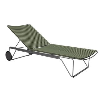 Houe CLICK Chaise Longue verstellbar, olivgr&uuml;n