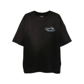 Amiri T-Shirts, male, Black, Size: 2XL Graphic Print Round Neck T-shirt