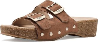 Dr. Scholls Original Win Flex Slide Sandals Womens Sandals Honey : 6.5 M, Faux Leather/Suede