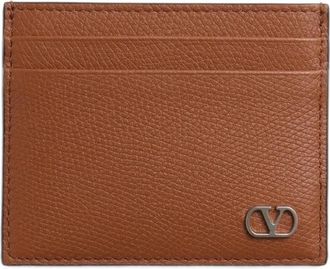 Valentino Garavani Portacarte VLogo Signature - Marrone
